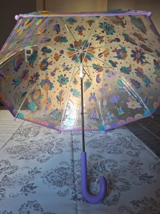 Paragüas Arco Iris tipo burbuja