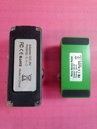 Pedales mini Rowin Gumble Overdrive y Chorus Iset