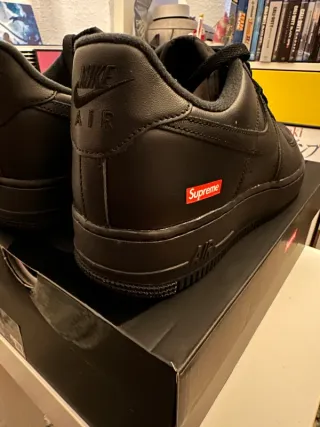 Nike Air Force 1 Low Supreme Negro Talla 38-42