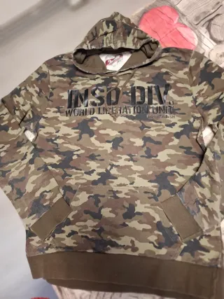 Sudadera Inside Camuflaje Talla  Xl pequeña.
