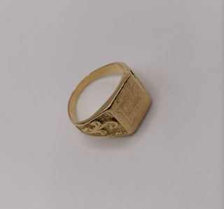Anillo Sello Oro 18k 7,26gr