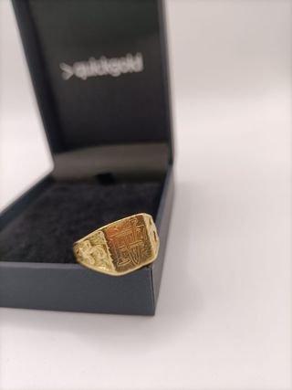 Anillo Sello Oro 18k 7,26gr