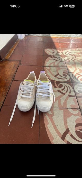 Bambas Victoria beige casi sin usar