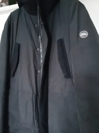 Giaccone uomo imbottito nero/grigio