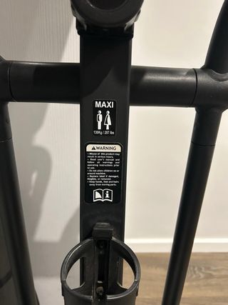 Bicicleta Elíptica Negra y Blanca