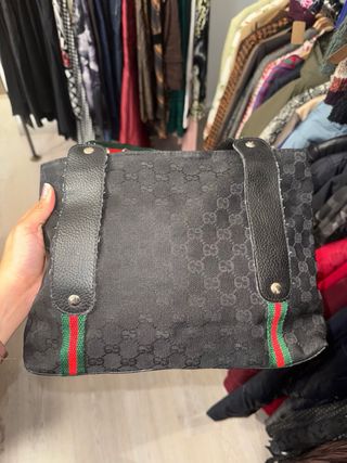 Bolso Negro Multicolor