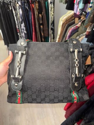 Bolso Negro Multicolor