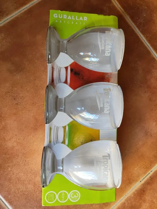 Confezione da 3 calici Tropicana Premium in cristallo
