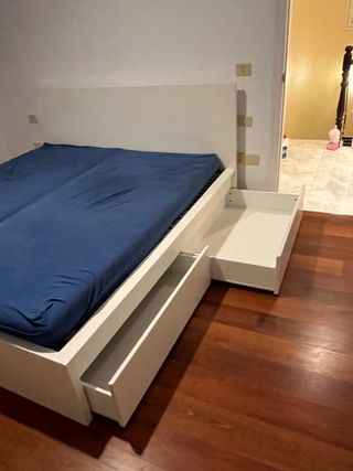 Cama Matrimonio 2x1.80 + Cajones