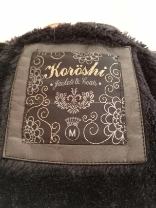 Chaqueta Koröshi Negra Chocolate Talla M