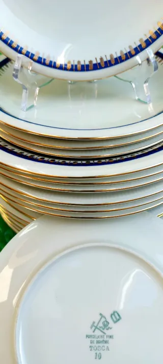 ⚜️ Vajilla de Porcelana de Bohemia