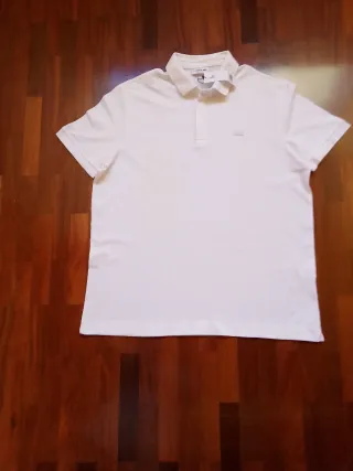 Camiseta Lacoste Blanca Talla XXL