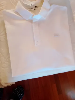 Camiseta Lacoste Blanca Talla XXL