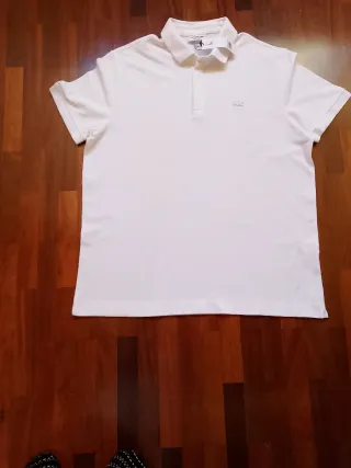 Camiseta Lacoste Blanca Talla XXL