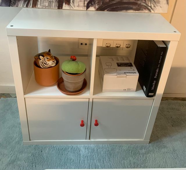 Estantería Kallax Blanca con Puertas