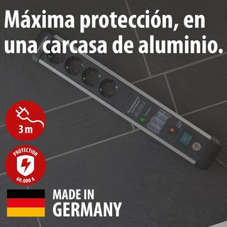 Brennenstuhl Regleta de 4 enchufes