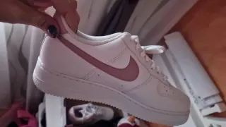 Nike Air Force 1 Rosa y Blanco