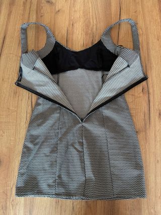 Vestido corto estampado