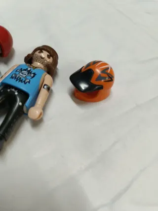 Muñecos Playmobil Motoristas - Rockeros