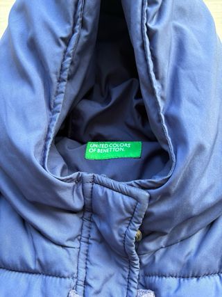Giubbotto Benetton bambina 10 anni blu