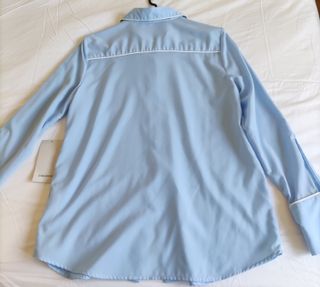 Camisa Zara azul claro talla M