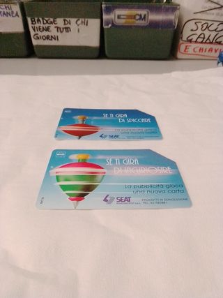 Schede telefoniche rare SEAT