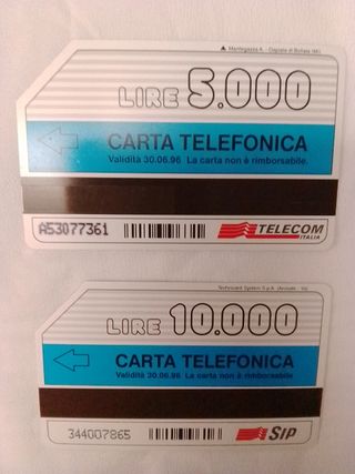 Schede telefoniche rare SEAT