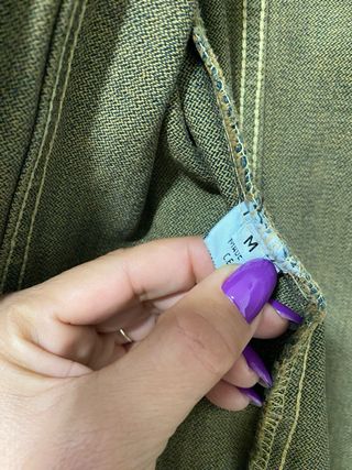 Chaqueta vaquera midi azul