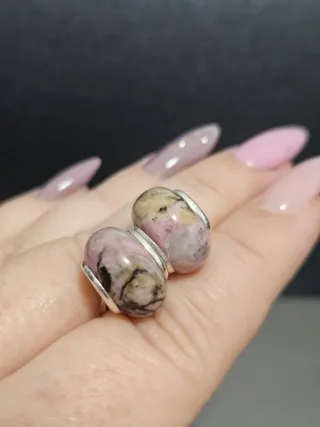 Charm Rodonita Plata 925