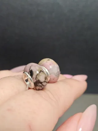 Charm Rodonita Plata 925