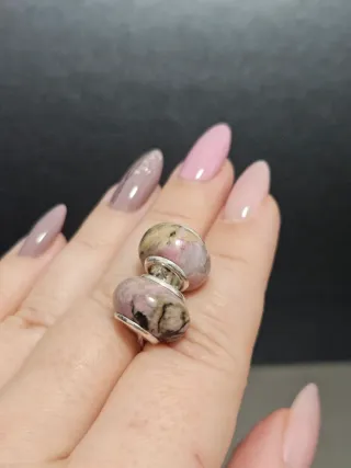 Charm Rodonita Plata 925