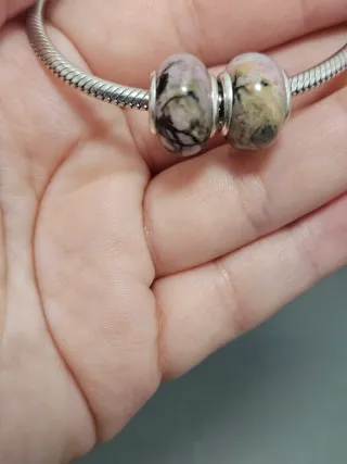 Charm Rodonita Plata 925