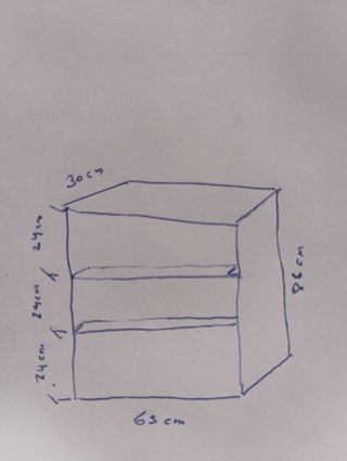 Alacena / Vitrina años 50. Para restaurar.