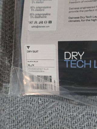 Mono Interior moto Dainese Dry Suit Talla XL NUEVO