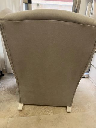 Sillón mecedora lactancia gris