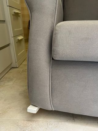 Sillón mecedora lactancia gris