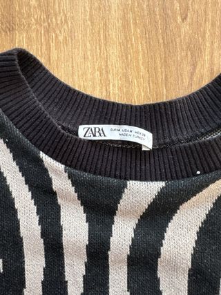 Blusa con estampado de cebra