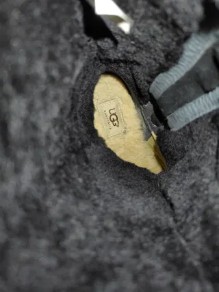 Stivali UGG Camoscio Nero Tg 40