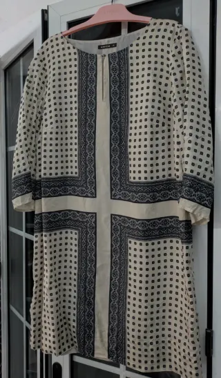 Vestido estampado señora