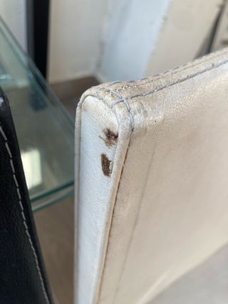 Mesa de cristal extensible con 4 sillas