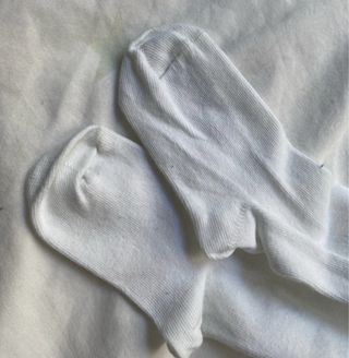 Leotardo blanco pie 19/22