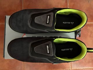 Zapatos de seguridad Bellota T46 Negros/Verdes