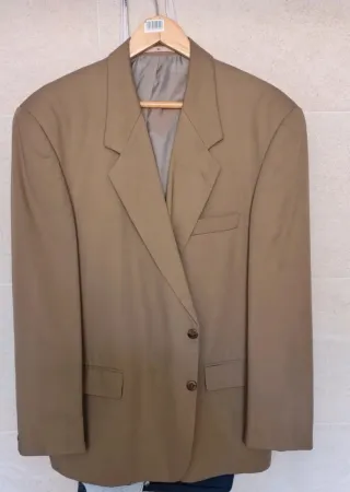 Chaqueta de traje para caballero beige