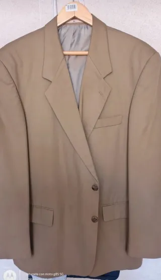 Chaqueta de traje para caballero beige