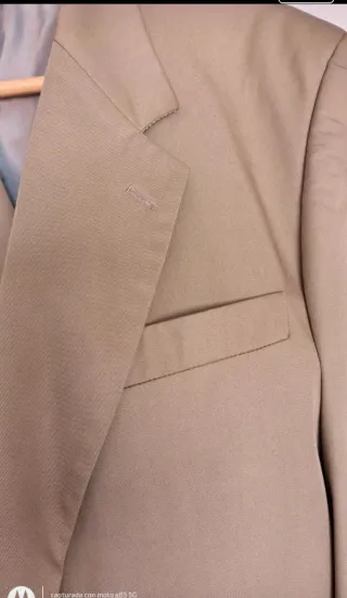 Chaqueta de traje para caballero beige