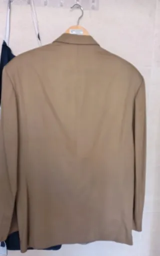 Chaqueta de traje para caballero beige