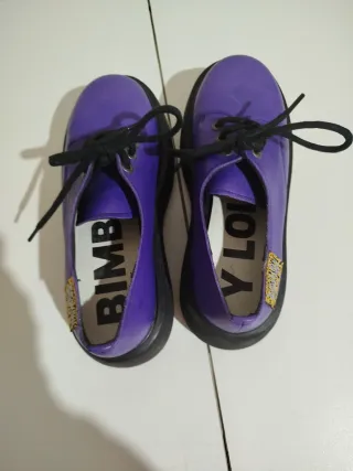 Zapatos Bimba y Lola Plataforma Morado