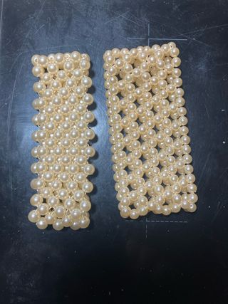 2 braccialetti perle finte vintage