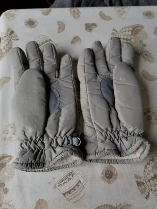 Guantes esquí nieve  hombre grises
