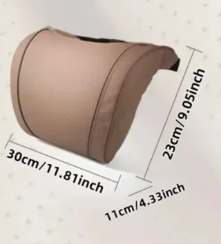 Reposacabezas coche fx cuero rojo burdeos nuevo